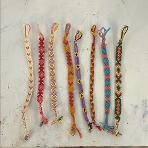 Colorful Woven Friendship Bracelets